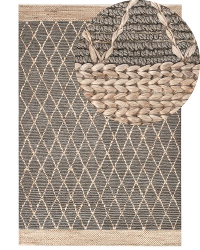 Tapis jute boho - en, rustique