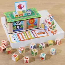 Jeu lettres assorties - jeu, de