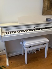 Piano numérique Classic Cantabile DP-50 WM – blanc – 88 touches- banc et casque