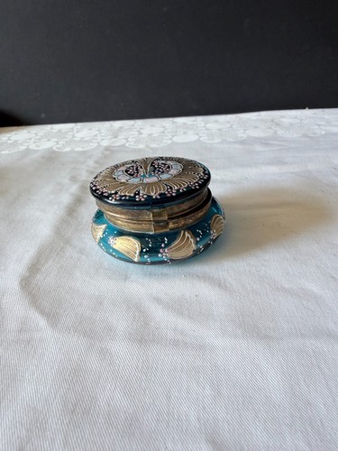 Boîte bijoux ancienne en - à,