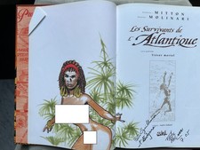 MITTON LES SURVIVANTS DE L'ATLANTIQUE TOME 4 EO EN ÉTAT NEUF AVEC DÉDICACE