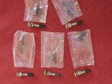 Vélos "pièces" Lot de cinq valves + cinq attaches rapides