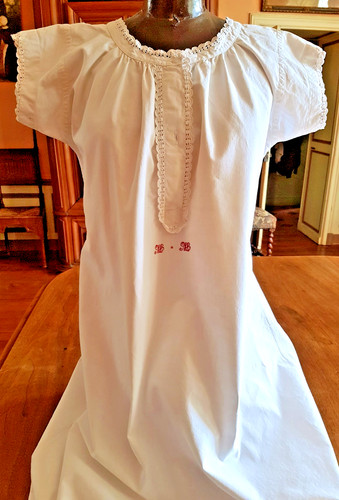 Chemise ancienne lin et - chemise, en