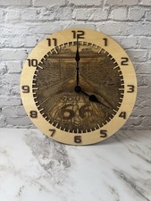 Route 66 Wooden Wall Clock