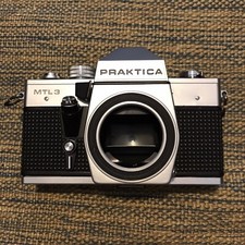 Praktica MTL 3 Slr Film Camera Body- For Part Or Reparations