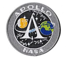 Patch écusson programme Apollo logo agence spatiale NASA patche thermocollant
