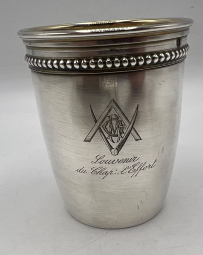 Belle timbale argent massif - timbale,
