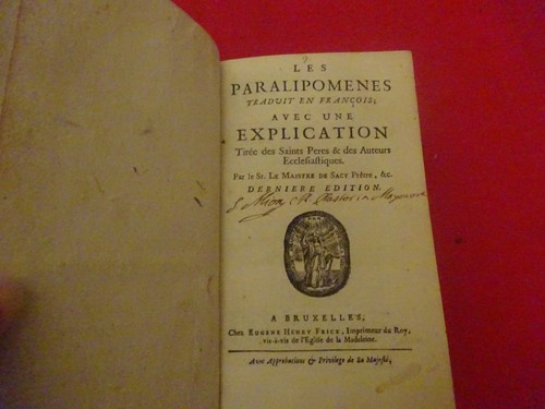 Maistre sacy prêtre - le,