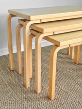 Set of 3 Alvar Aalto Model 88
