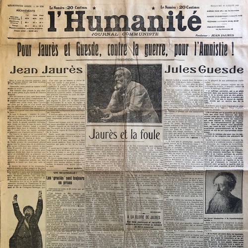 Journal humanite 07 1922 - journal, l'humanite