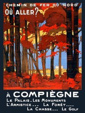 Affiche chemin de fer Nord -