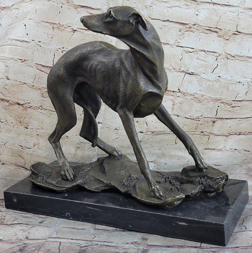 Vintage bronze métal - vintage, lévrier