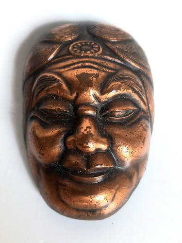 Masque sculpture asie bouddha - sculpture,