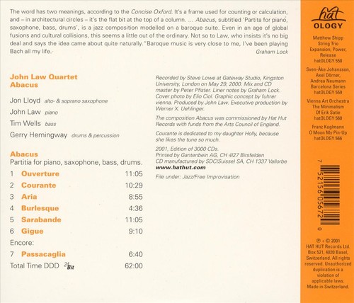 John law abacus new cd - -,