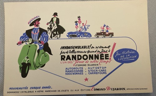 Buvard publicitaire thème