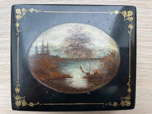 Boite laquée russe - boite, de