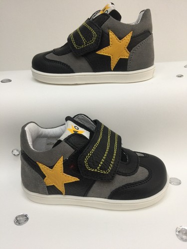 Chaussure étoile cuir noir - cuir, et