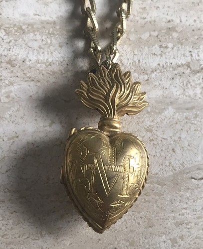 Pendentif ancien médaillon - ancien,