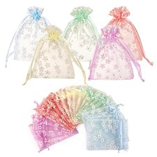 Sachet Organza pour Dragées Lavande Vide 20pcs Sachet Tulle pour Cadeaux 10 *...