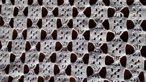 Rideau ancien crochet - un,
