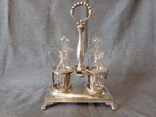 BEL HUILIER VINAIGRIER ARGENT EPOQUE DEBUT  XIX EME POINCON VIEILLARD