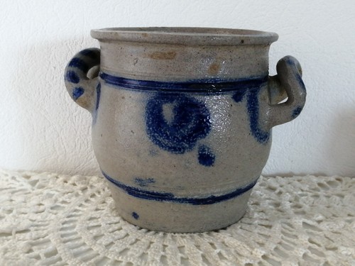 Ancien bel pot grès - , en