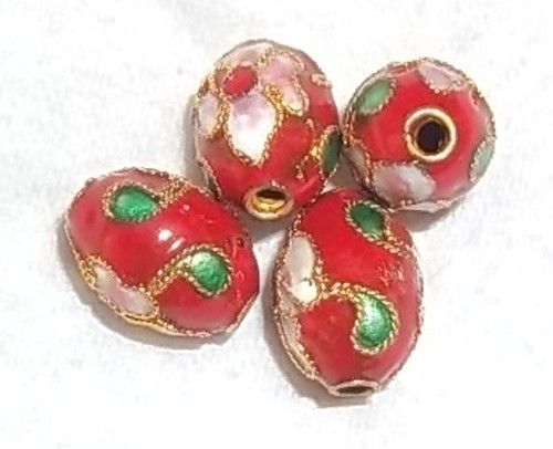 Perles cloisonnees mm - 4,