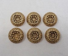 Lot de 6 Boutons vintage -