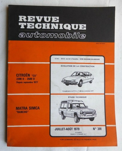 Rta revue technique automobile - revue,