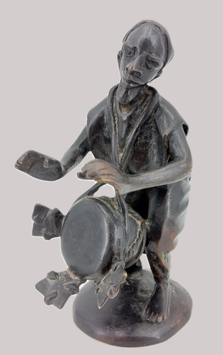 Sculpture bronze burkina - bronze,