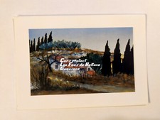 PAYSAGE MAISON MICHEL TOMBEREAU paint carte postale postcard