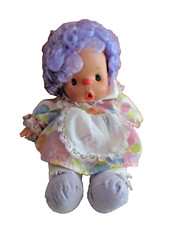 Poupée el greco Patapouf violet 26cm