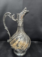 Aiguière En Argent Massif