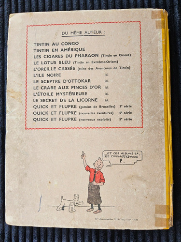 Tintin secret de la - le,