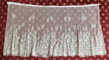 dentelle ancienne tulle, aube