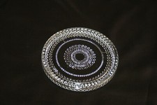 Dessous de bouteille en verre blanc - Décor bulle