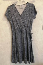 Robe gris bleu viscose