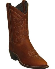 Women's Abilene Boots Brandy Cowhide Cowboy Textured USA 9027