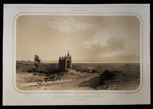 Gravure ancienne lithographie - ancienne,