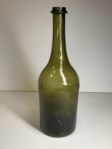 Bouteille verre soufflé - verre,