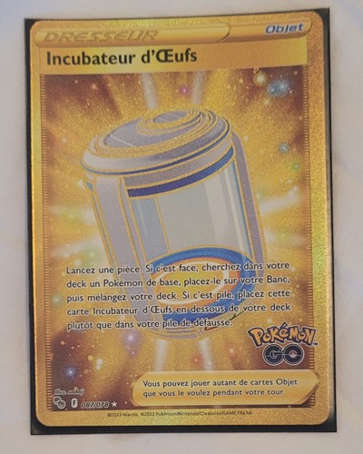 Carte pokemon incubateur - carte,