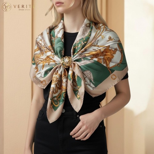 Rare vintage foulard soie - foulard,