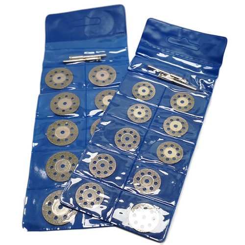 Lot disques diamantés - 10,