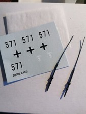 Décalcomanies SOLIDO militaire char Panzer IV num 54