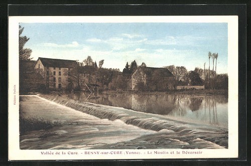 Cpa bessy sur cure moulin - cpa, le