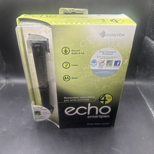 Livescribe echo smartpen 4gb - livescribe,