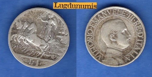Italie lire lira 1910 - italie, 1