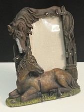 Cadre photo à Poser déco de Chevaux en résine