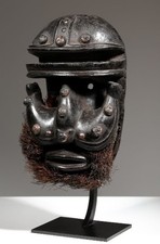 Puissant Masque Ancien Bete