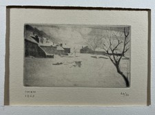 Ywan CERF (1883-1963) Gravure